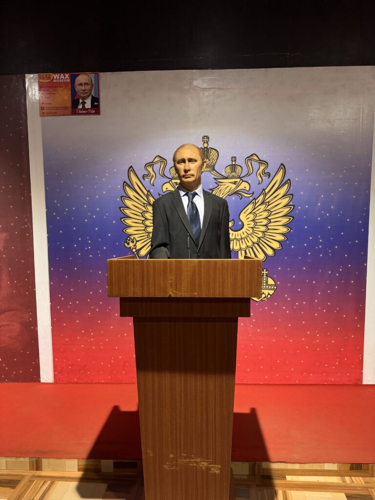 Vladimir Putin in wax museum