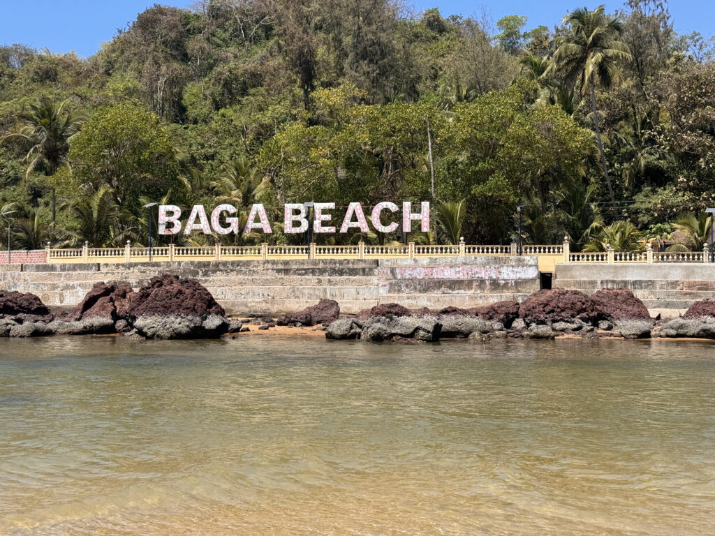 Baga Beach Sign