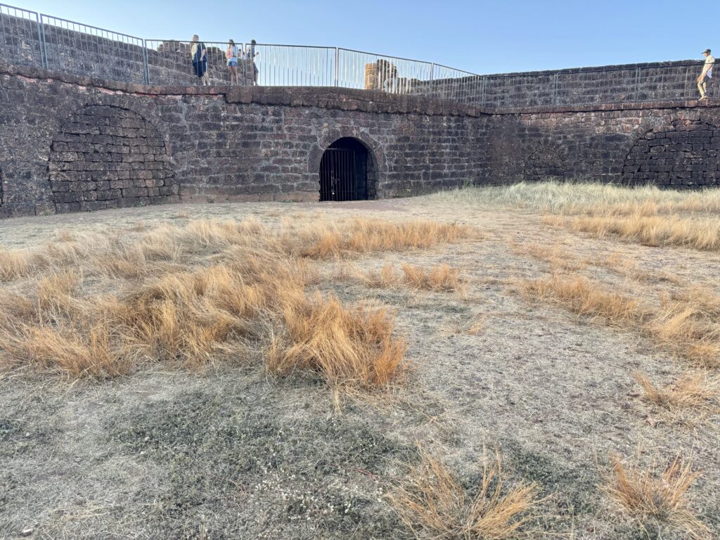 Inside Aguada Fort